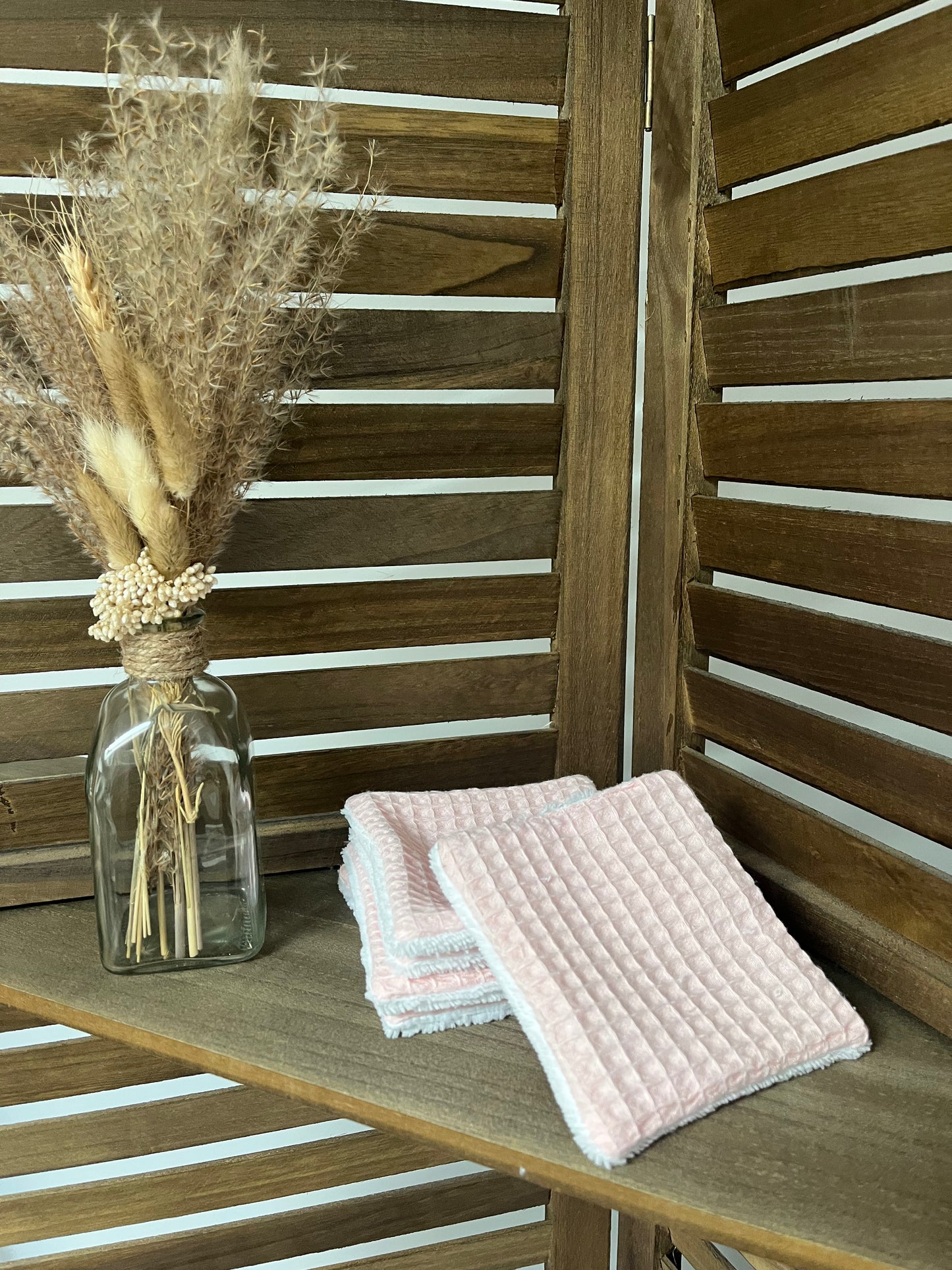 Lingettes réutilisables en tissu (lot de 5)