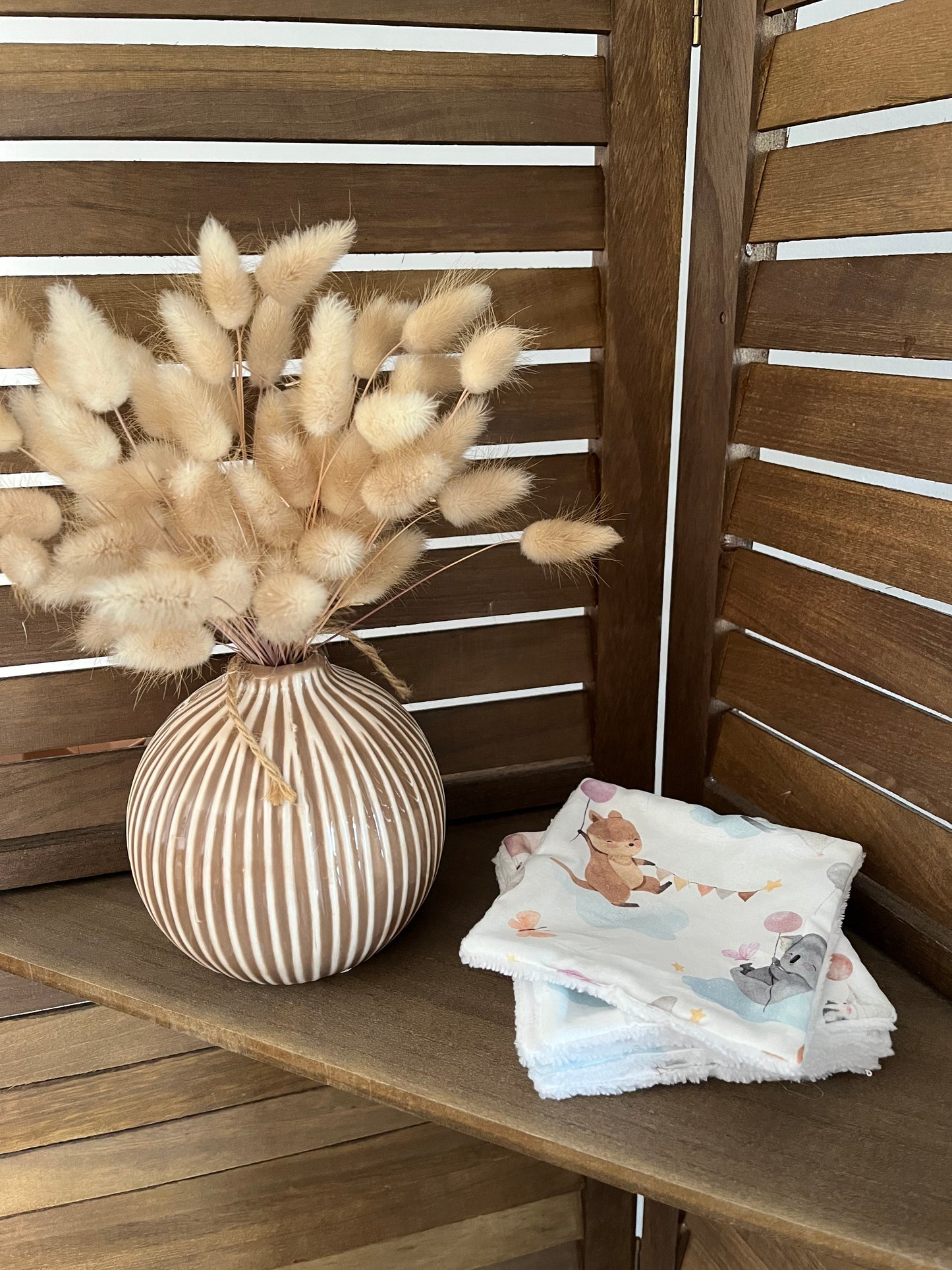 Lingettes réutilisables en tissu (lot de 5)
