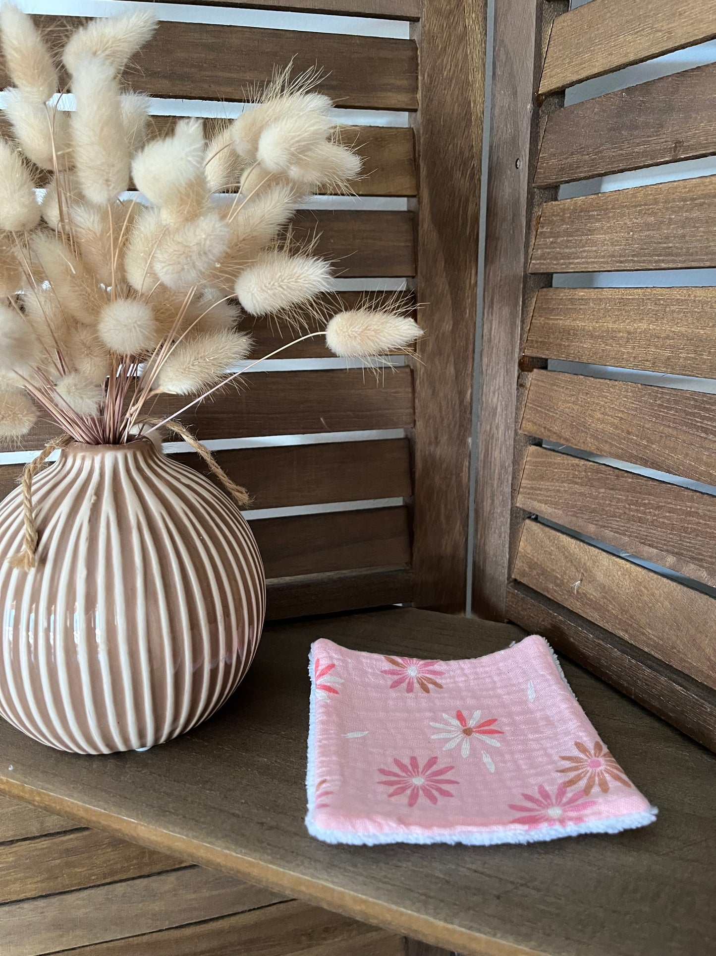 Lingette réutilisable en tissu (à l'unité)