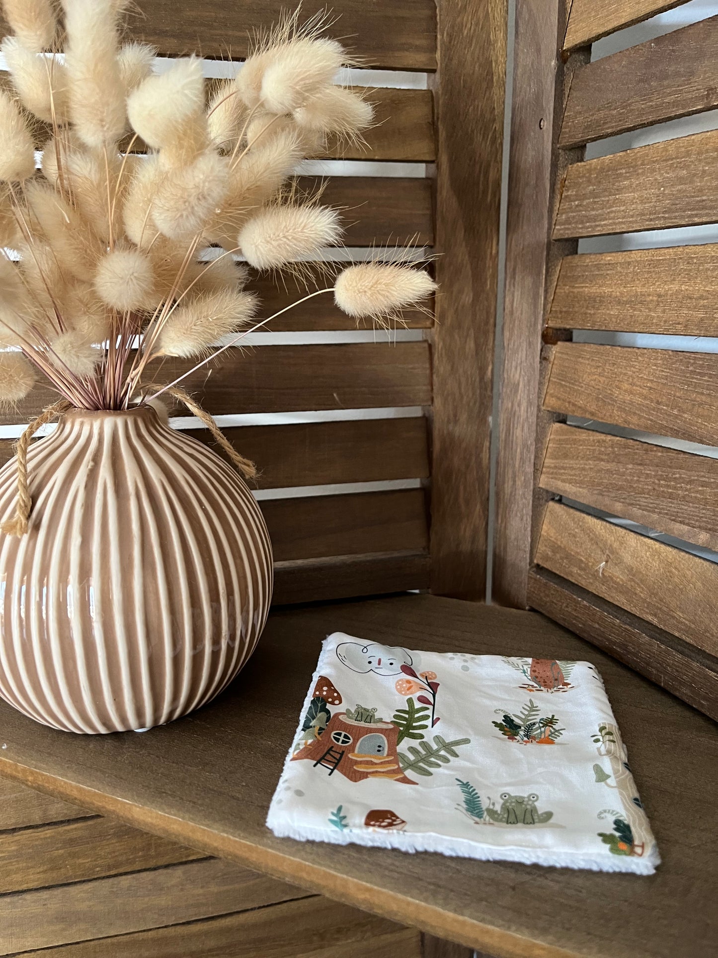 Lingette réutilisable en tissu (à l'unité)