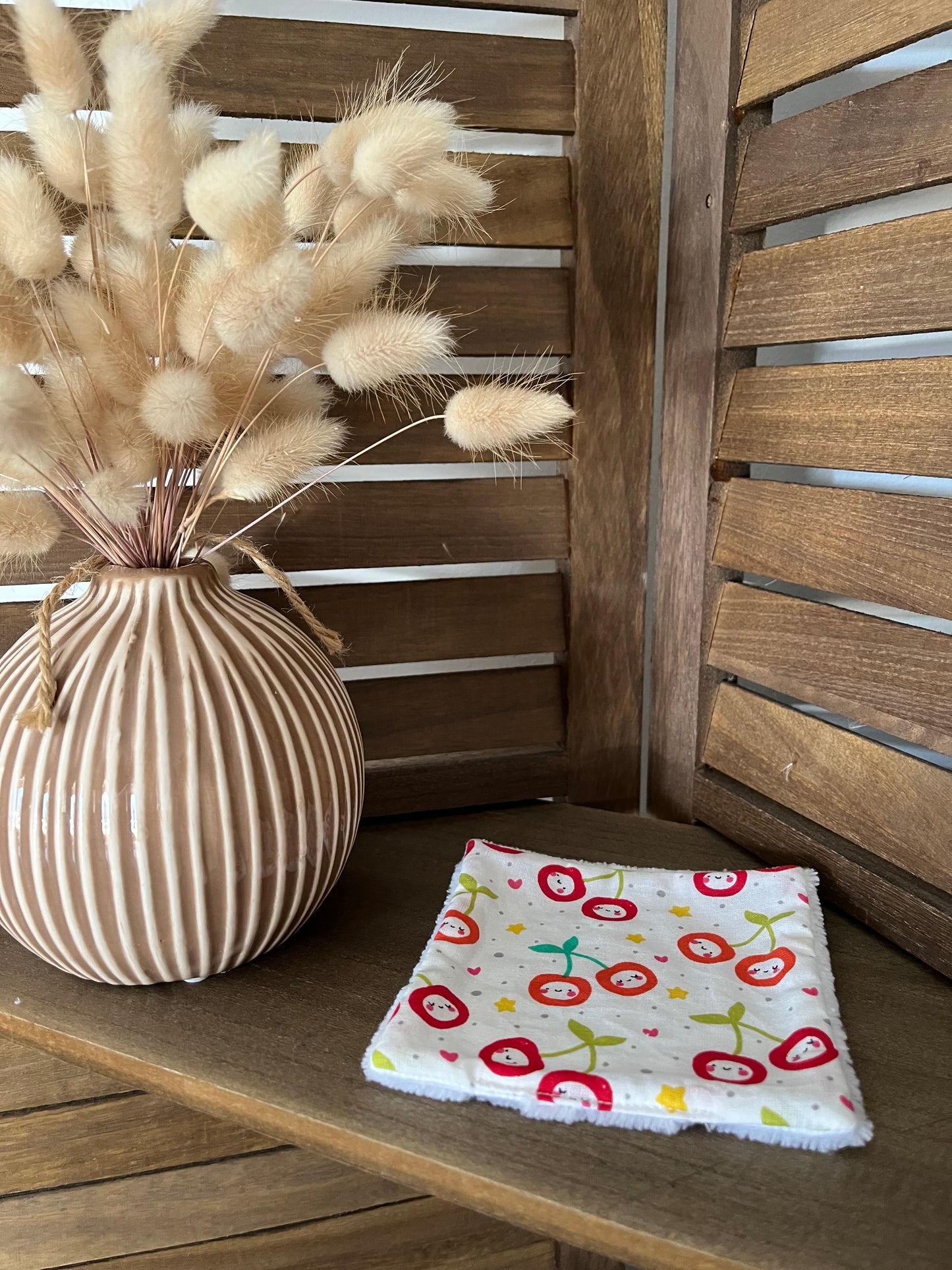 Lingette réutilisable en tissu (à l'unité)