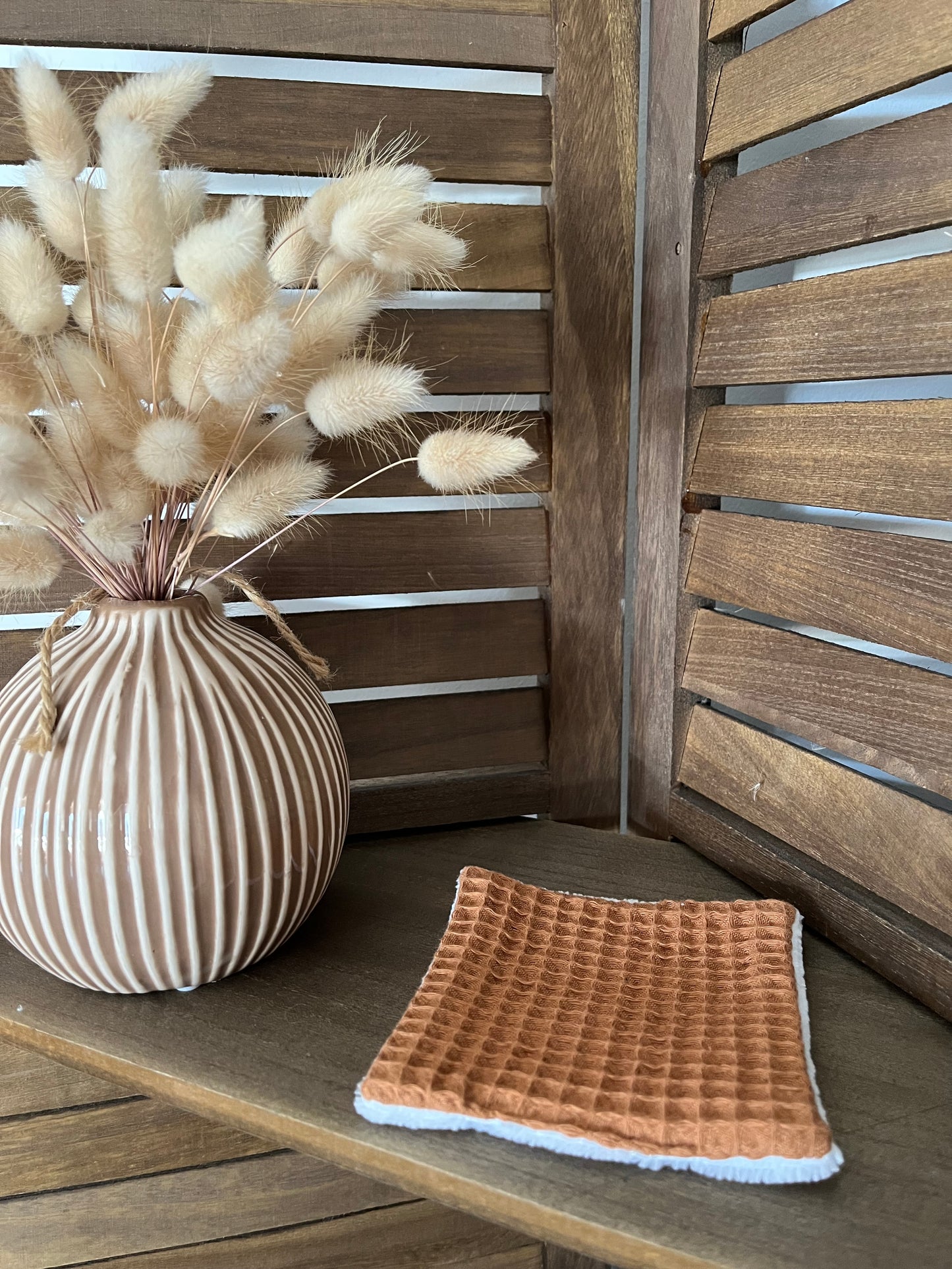 Lingette réutilisable en tissu (à l'unité)