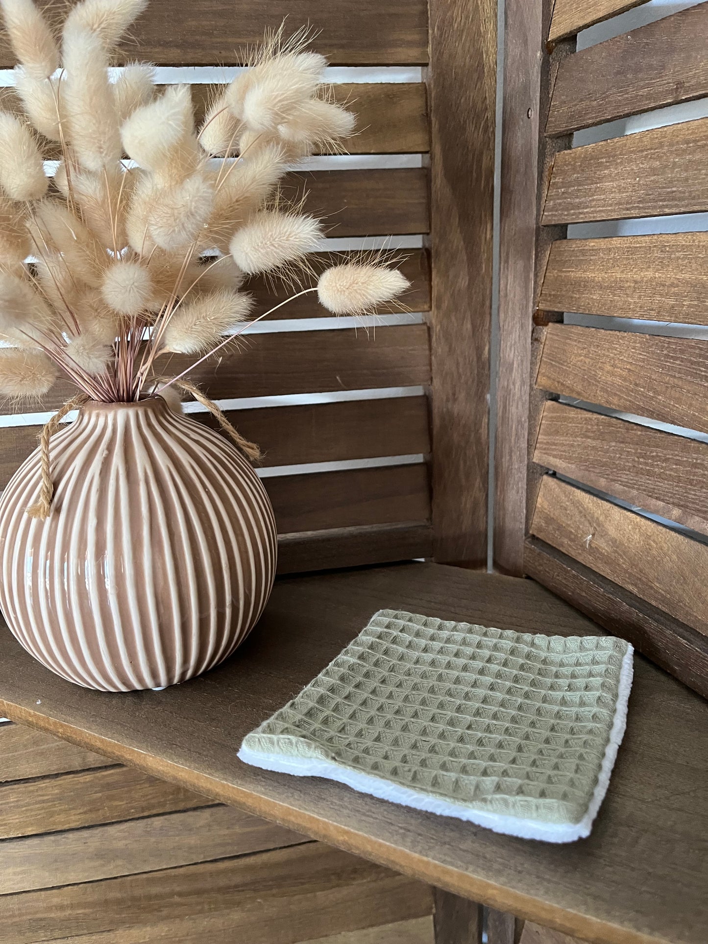 Lingette réutilisable en tissu (à l'unité)