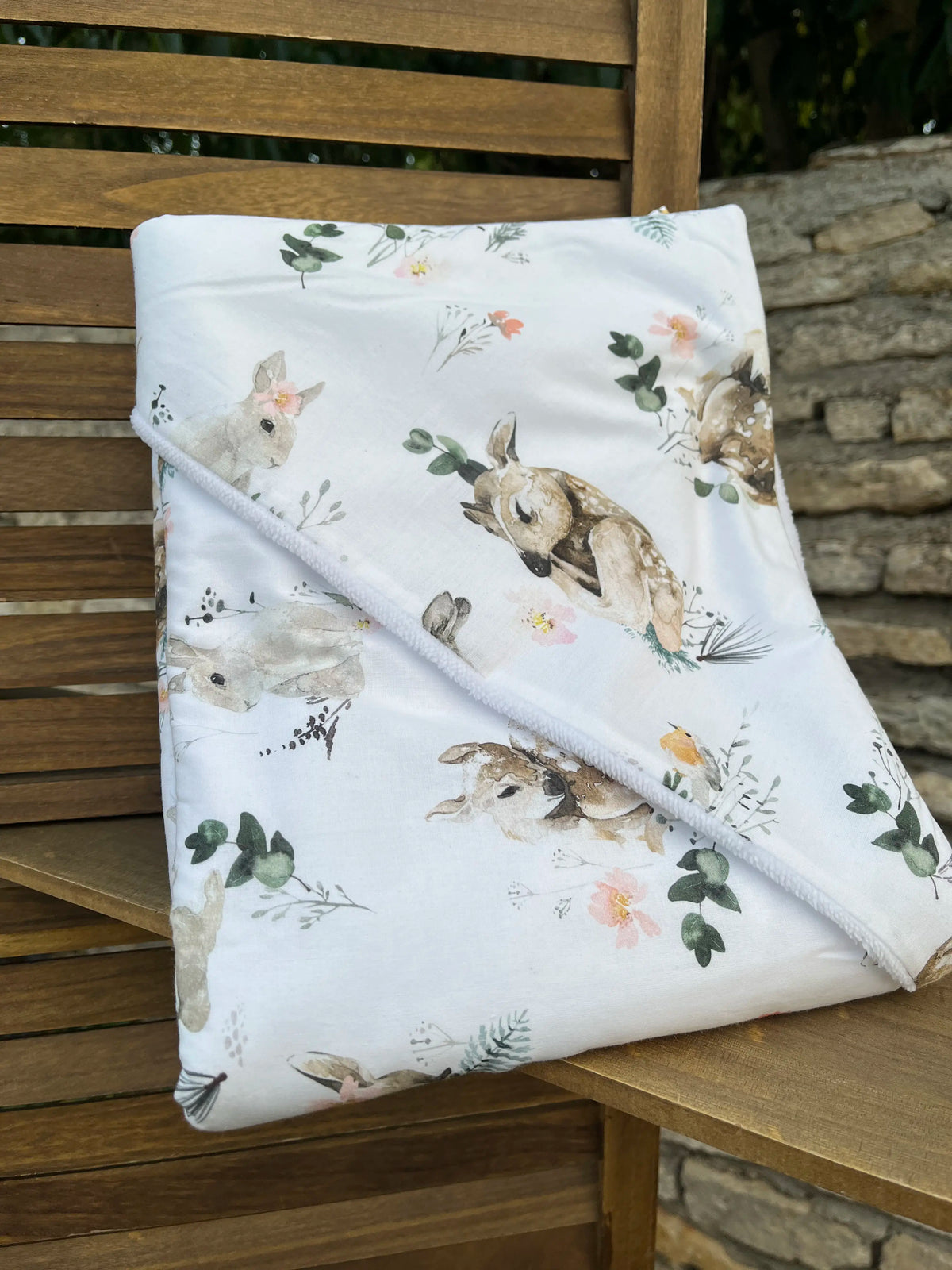 Cape de bain Victoria Biche & Lapins