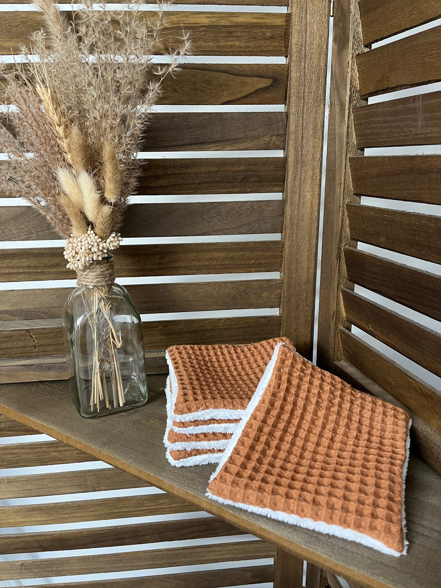Les lingettes réutilisables en tissu