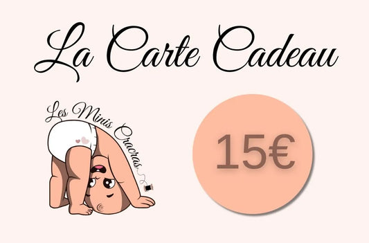 Carte-cadeau Les Minis Cracras - 15€
