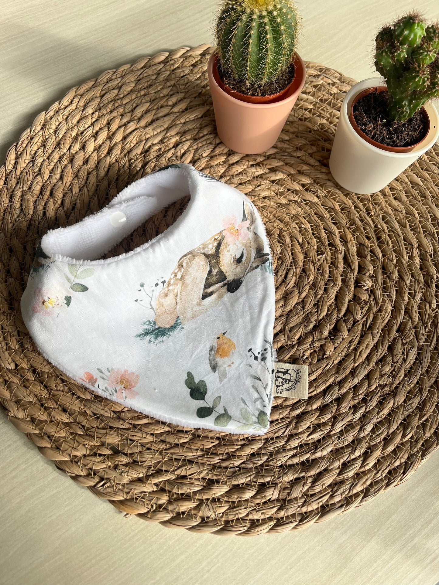 Bavoir lapin/Biche