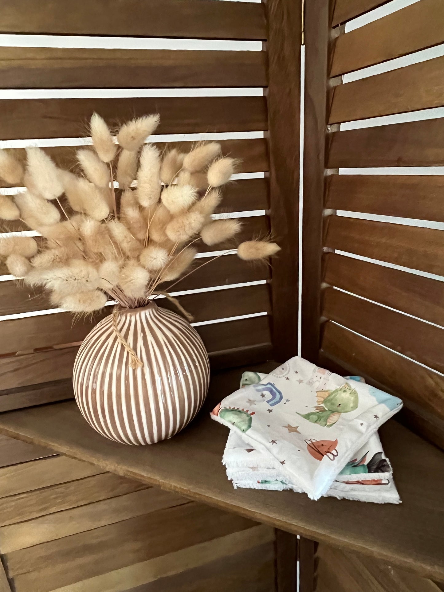 Lingettes réutilisables en tissu (lot de 5)