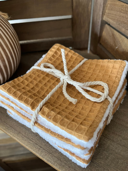 Lingettes réutilisables en tissu (lot de 5)