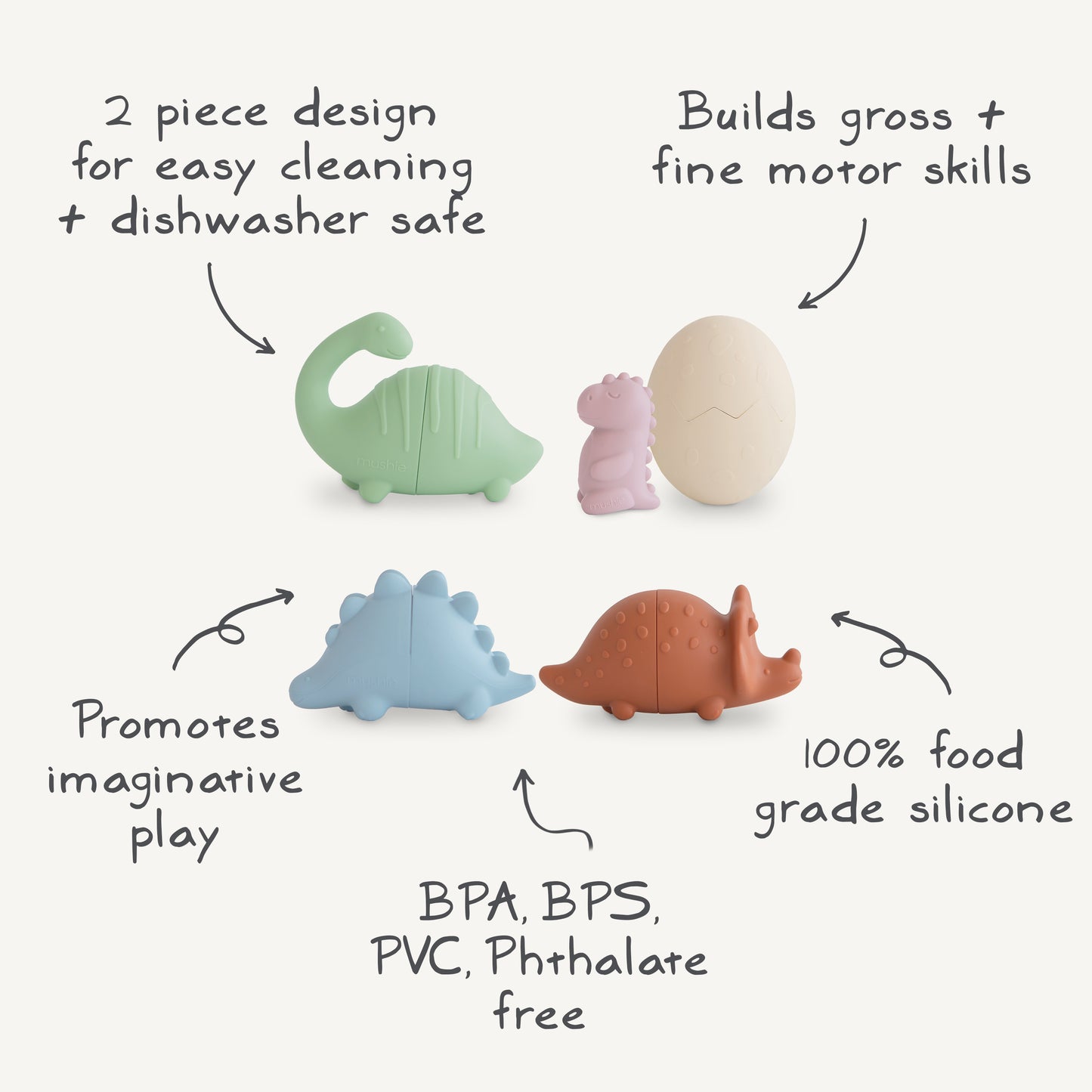 jouet de bain - Dino