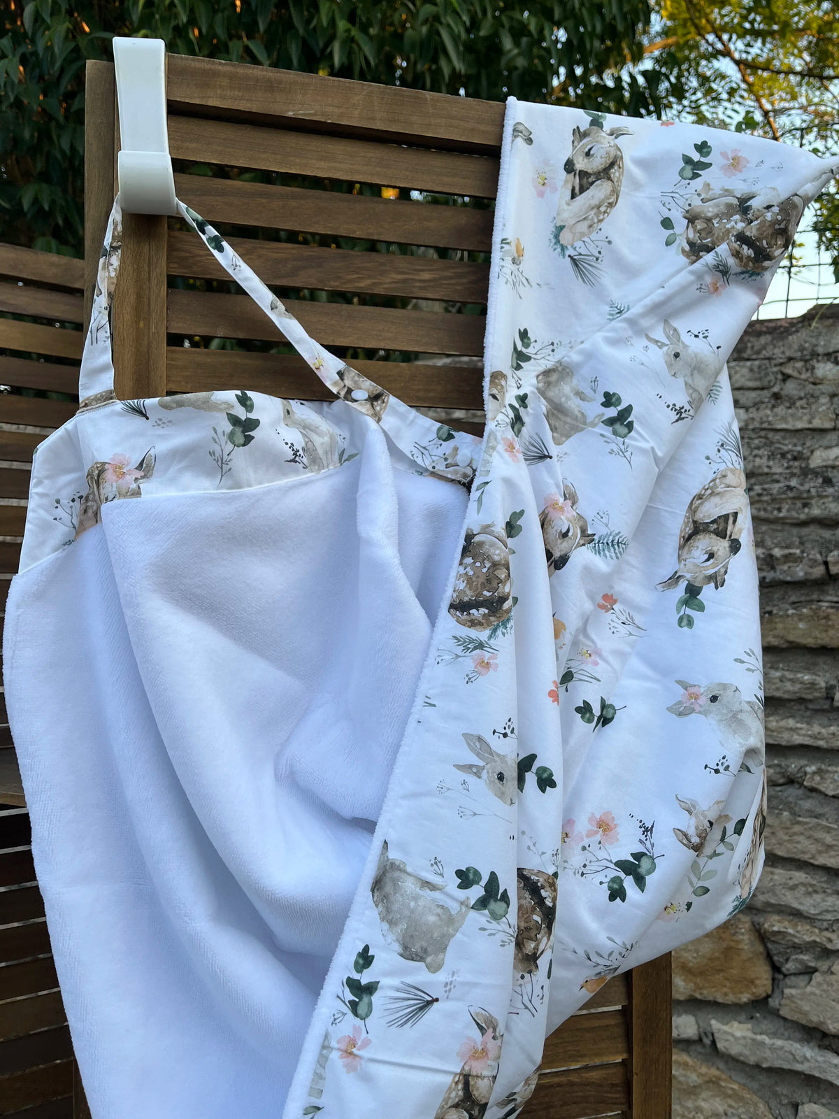 Cape de bain Victoria Biche & Lapins