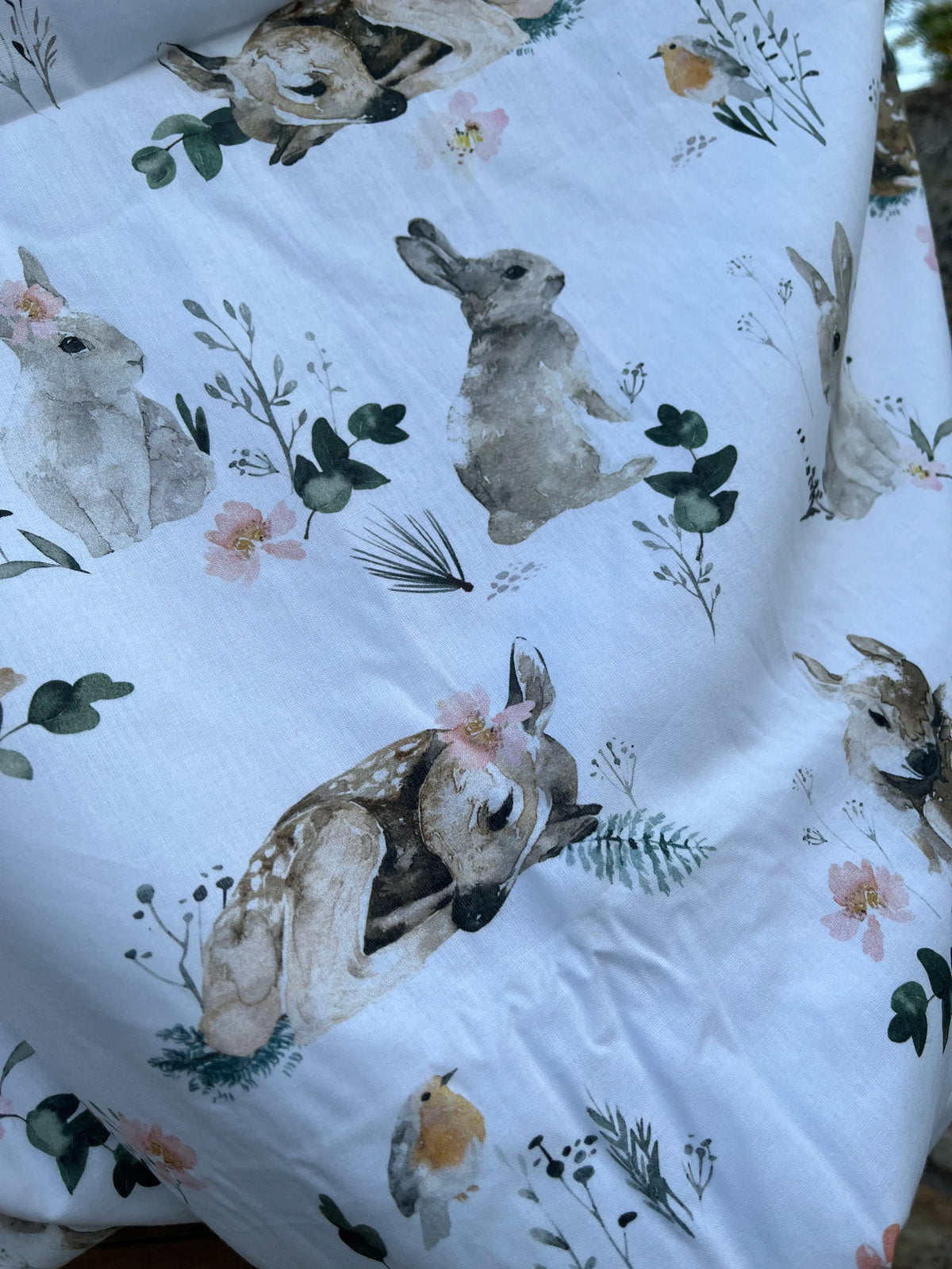Cape de bain Victoria Biche & Lapins